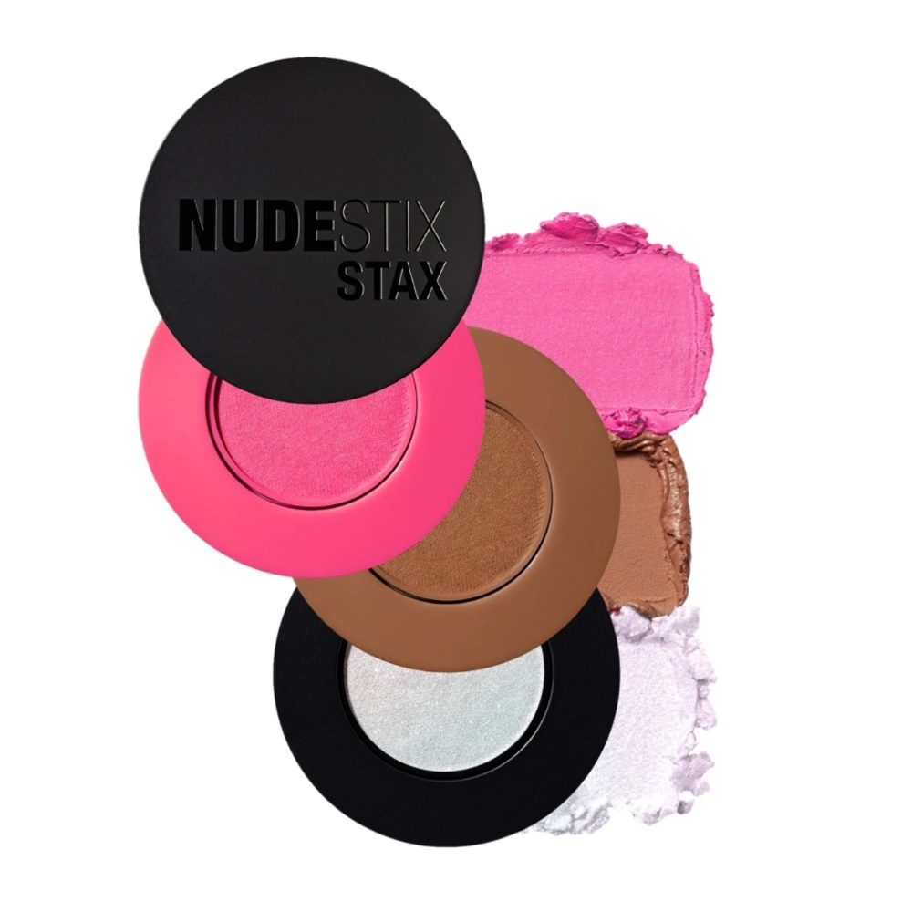 Nudestix Sunpink Glow 3pc Stax Set - Sephora Blush and Highlight Stax